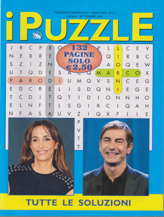 I puzzle - n. 71 - trimestrale - luglio - settembre    2024   - 132 pagine
