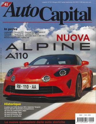 Auto Capital - n. 1  -  mensile -gennaio 2022