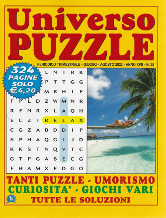 Universo Puzzle - n. 28 - trimestrale - giugno - agosto 2022- 324 pagine