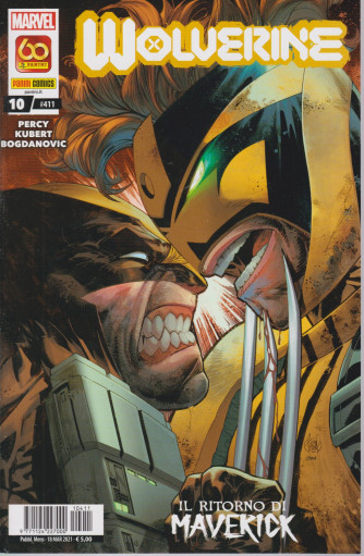 Wolverine - n. 411 -    mensile -  18 marzo 2021