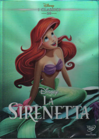 I dvd di Sorrisi 4 n. 22  -I classici - La Sirenetta-   settimanale - maggio     2023 -