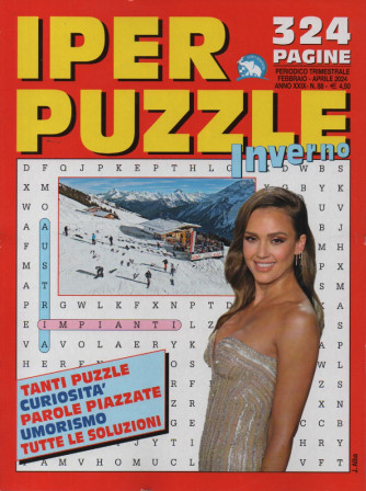 Iper puzzle inverno  - n. 88- trimestrale -febbraio - aprile  2024    - 324 pagine
