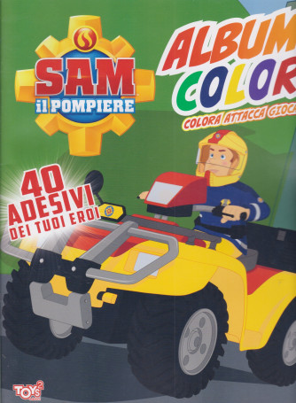 Toys2 Sticker - Sam il pompiere - Album color - n. 46 - bimestrale - 14 gennaio 2021