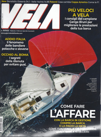 Il giornale della vela - n. 1- febbraio 2022 + Accessori nautici - 2 riviste