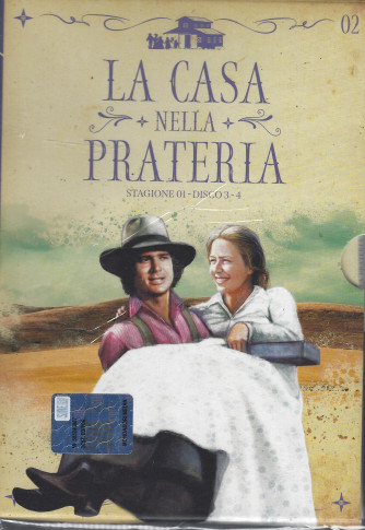 I dvd di Sorrisi collection 3 n. 1 - La casa nella prateria -Laura Ingalls e la sua famiglia sono tornati -  Stagione 1 - disco 3-4 - seconda uscita - doppio dvd -