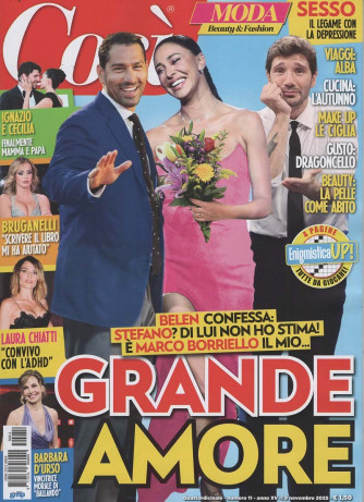 Così - Grande Amore - Uscita n.11 - 7 Novembre 2025 - Quattordicinale