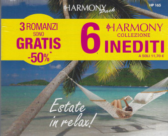 Harmony Pack -  6 Harmony collezione inediti - n. 165 - bimestrale -giugno - luglio 2022