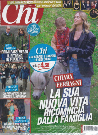 Chi +I miei dolci  + TV Sorrisi e Canzoni - n. 12 - settimanale - 20 marzo   2024- 3 riviste