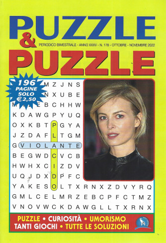 Puzzle & Puzzle - n.178 - bimestrale - ottobre/novembre 2022