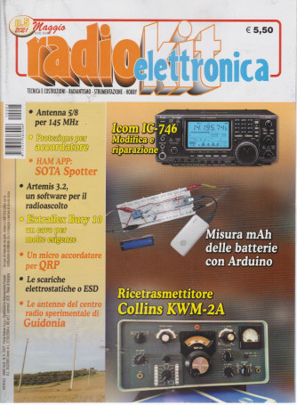 Radiokit elettronica - n. 5  - mensile - maggio 2021