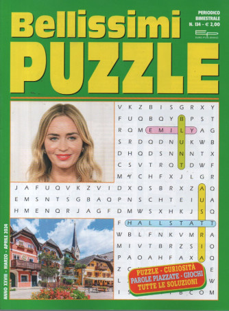 Bellissimi puzzle - n. 134 - bimestrale -marzo - aprile  2024