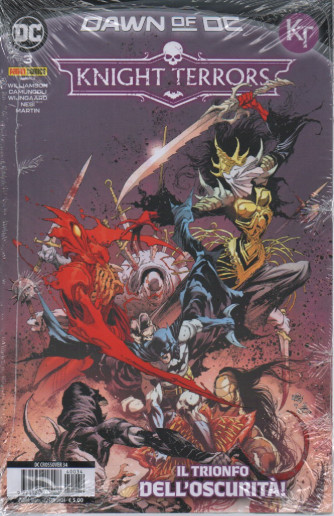 DC Crossover - n. 34 -  Knight Terrors - Il trionfo dell'oscurità! -22 febbraio  2024 - mensile- 3 riviste