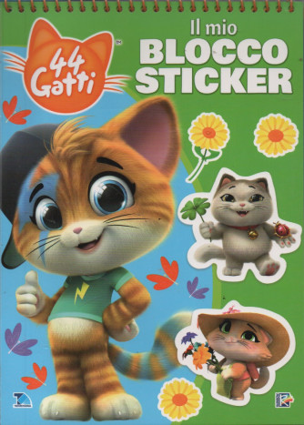 44 Gatti - Il mio blocco sticker - n. 26- bimestrale -20/10/2023- con spirale