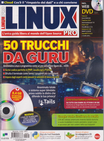 Linux Pro - n. 224 - bimestrale -aprile - maggio  2024