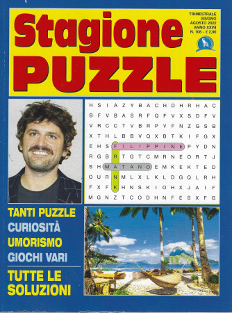 Stagione Puzzle - n. 106 - trimestrale -giugno - agosto 2022