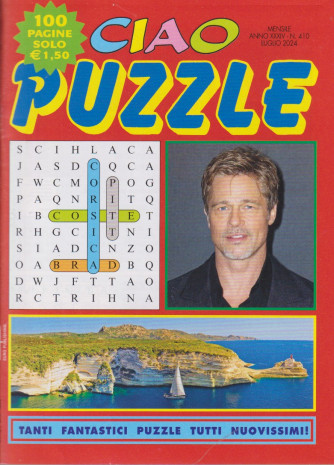 Ciao puzzle - n. 410- mensile -luglio     2024 - 100 pagine