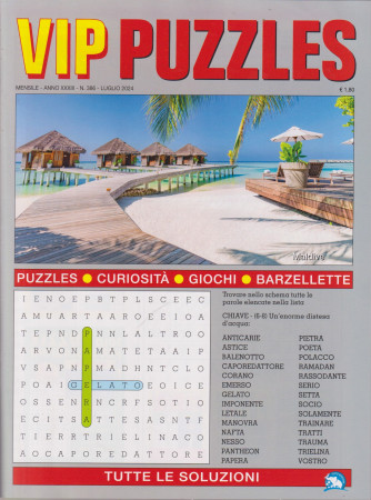 Vip Puzzles - n. 386  -luglio     2024 - mensile