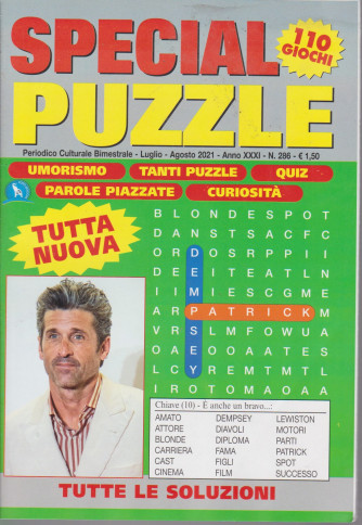 Special Puzzle - n. 266 - bimestrale -luglio - agosto  2021 - 110 giochi