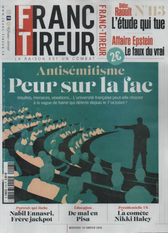 Franc Tireur - n. 113 -mercredi 10 janvier 2024 - in lingua francese