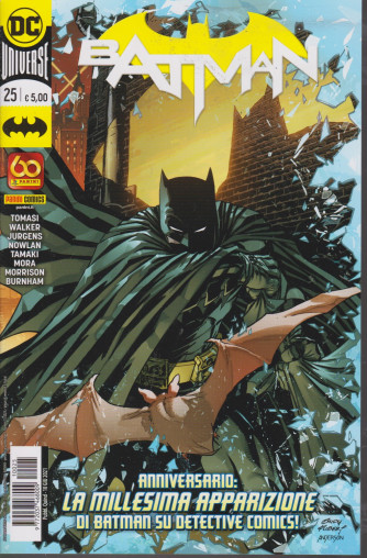Batman -n. 25- Anniversario: la millesima apparizione di Batman su Detective Comics! -  quindicinale -10 giugno  2021