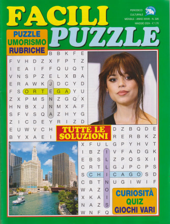 Facili puzzle - n. 326 - mensile  -maggio    2024