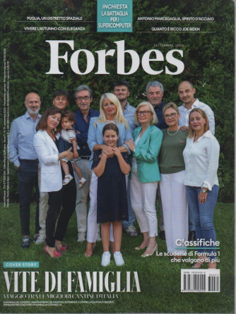 Forbes - n. 71 -settembre       2023  - mensile - + The First Mag -    2 riviste