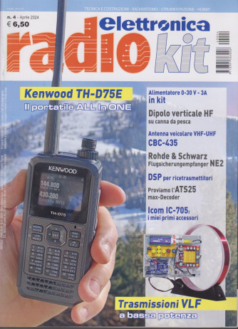 Radio kit elettronica - n. 4-aprile  2024 - mensile