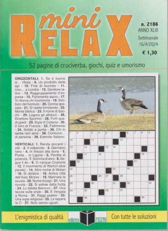 Mini Relax - n.2186 - settimanale - 16/4/2024