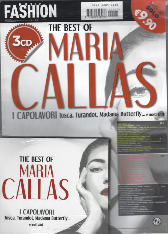 Music Fashion Var.97 - The best of Maria Callas - n. 1 - rivista + 3 cd -