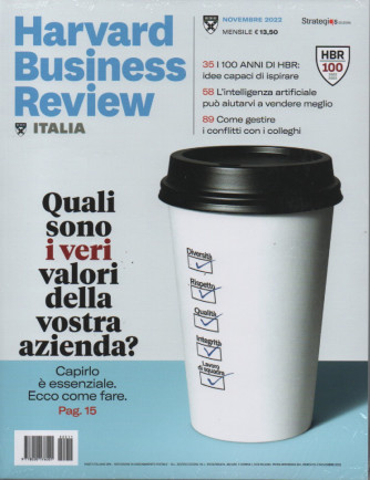 Harvard Business Review - n. 11 - +Il nuovo disordine globale-3 novembre 2022 - mensile- 2 riviste