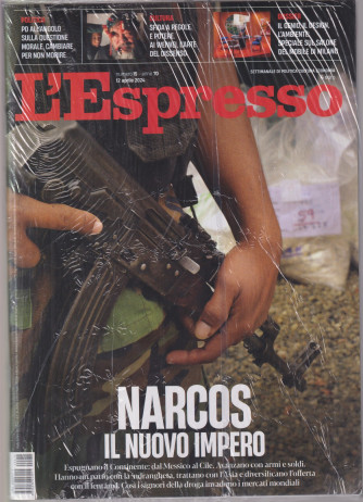 L'Espresso - n. 15  - 12 aprile   2024 - settimanale +D'Esign- 2 riviste