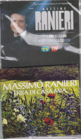 Le grandi collezioni musicali n. 2- 15 gennaio 2021 - Massimo Ranieri - 8° cd- Erba di casa mia -cd + libretto inedito