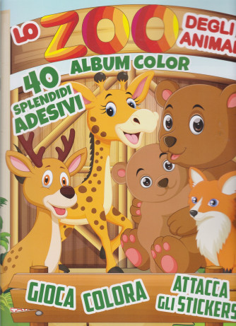 Toys2 Sticker Game - Lo zoo degli animali - Album color - n. 44 - bimestrale - 25 marzo 2021