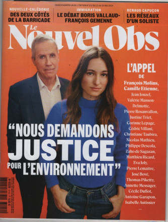 Le nouvelle Obs - Cahier numerò un de l'edition 3112  - du 23 au 29 mai 2024 - in lingua francese