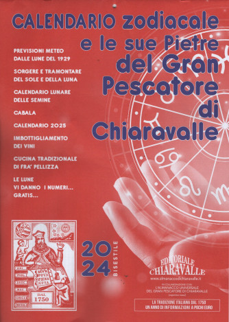 Calendario Zodiacale 2024  - cm. 30 x 42