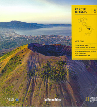Parchi d'Italia - n. 8 -  Vesuvio - Cilento, Vallo di Diano e Alburni - Appennino lucano val d'Agri lagonegrese -