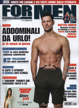 For men  magazine- n. 244 -giugno    2023 - mensile