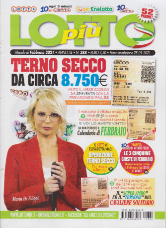 Lotto Piu' - n. 388- mensile - febbraio 2021 - 52 pagine