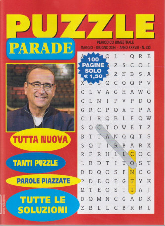 Puzzle Parade - n. 333 - bimestrale -maggio - giugno   2024 - 100 pagine
