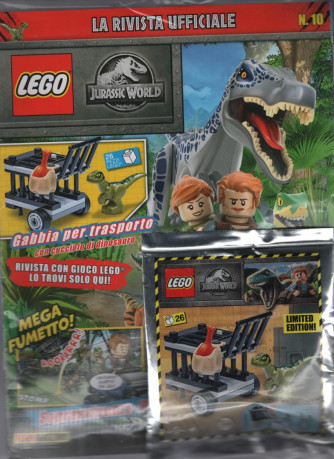 Super Panini - Lego Jurassic World Magazine n. 10 - bimestrale - 3 dicembre 2020