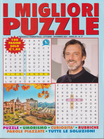 I migliori puzzle - n. 77 - trimestrale - ottobre - dicembre 2021 - 100 pagine