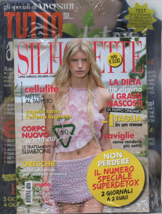 Silhouette donna pocket - n. 5 - maggio    2023 - mensile+ Gli speciali di Viversani Tutto su....superdetox - 2 riviste