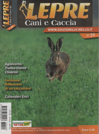 Lepre - Cani e Caccia - n. 29 - 26 aprile 2023 - quadrimestrale