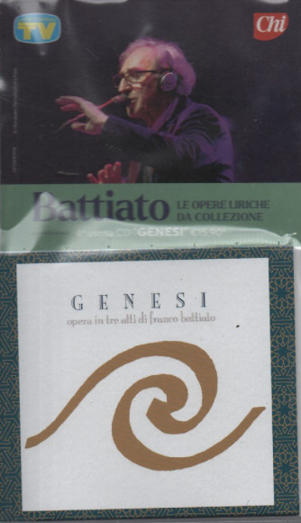 Cd Sorrisi super n. 4 -Battiato -Genesi - Opera in 3 atti di Franco Battiato-  12/12 2023 - settimanale