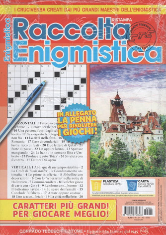 Raccolta Enigmistica Ristampa + Matita - Uscita n.265 - 1 Novembre 2025 - Bimestrale
