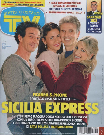 TV Sorrisi e Canzoni - Sicilia Express - Uscita n.51 - 10 Dicembre 2025 - Settimanale