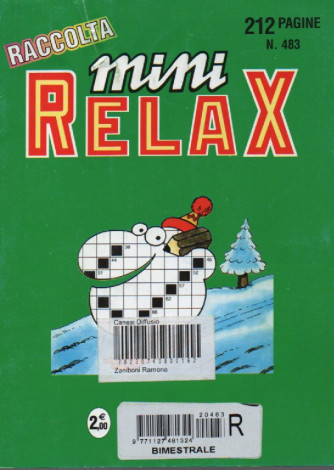 Raccolta Mini relax - n. 483 - bimestrale -dicembre 2018- 212 pagine