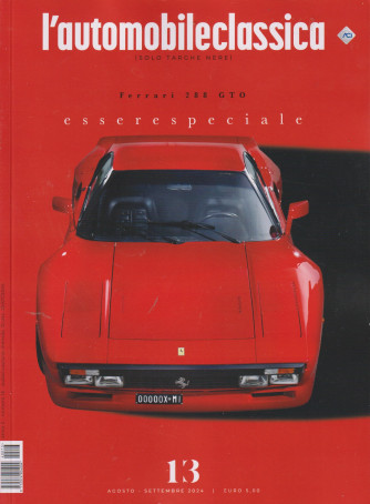 L'automobile classica -(Solo targhe nere)-  n. 13 - mensile - agosto - settembre     2024