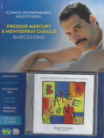 Cd Sorrisi collezione 2  - n. 2 - Freddie Mercury  & Montserrat caballè - Barcelona-  - settimanale - gennaio  2022