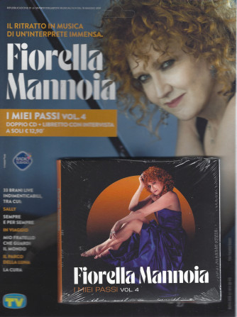 Fiorella Mannoia - I miei passi - vol. 4 - doppio cd + libretto con  intervista - n. 26 - 12 aprile 2022 - settimanale